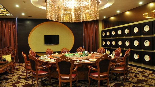 Xinbai Grand Hotel 莱芜 餐厅 照片